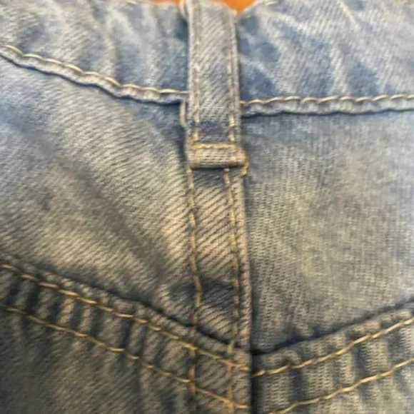 Shein Heart print Jeans size large wide leg - Picture 8 of 13